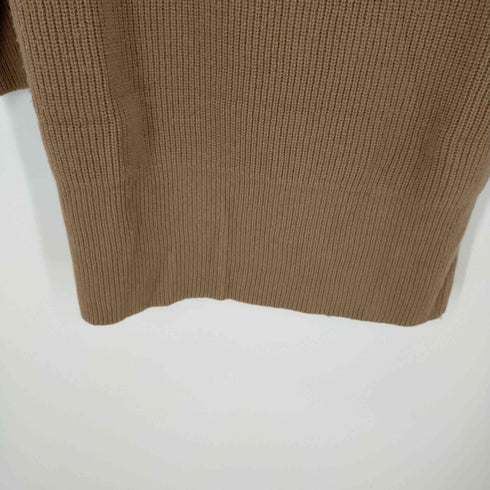 フォクシーニューヨーク FOXEY NEW YORK COLLECTION Knit Tops ロングニット セーター 長袖 チュニック丈 オフタートル カシミア混 レディース 40