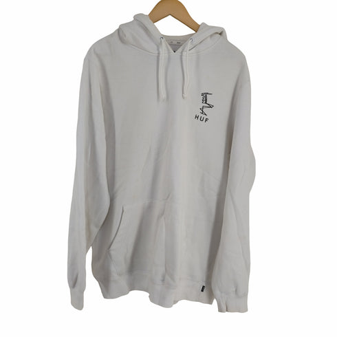 ハフ HUF スモーキングロゴ 両面プリントパーカー メンズ JPN:XL