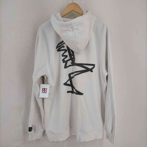 ハフ HUF スモーキングロゴ 両面プリントパーカー メンズ JPN:XL