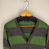 フレッドペリー FRED PERRY ボーダー柄 ウールカーディガン メンズ JPN:XS