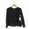 ザラ ZARA WOMAN Black Embroidery Peplum Blouse ブラウス レディース import:XS