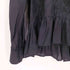 ザラ ZARA WOMAN Black Embroidery Peplum Blouse ブラウス レディース import:XS