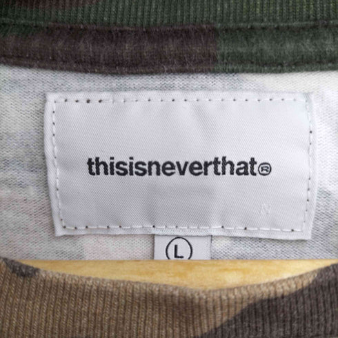 ディスイズネバーザット THIS IS NEVER THAT T.N.T. Classic HDP Tee Camo メンズ JPN:L