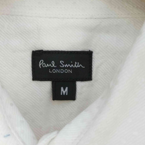 ポールスミスロンドン Paul Smith LONDON ドット柄 ワイドカラーシャツ メンズ import:M