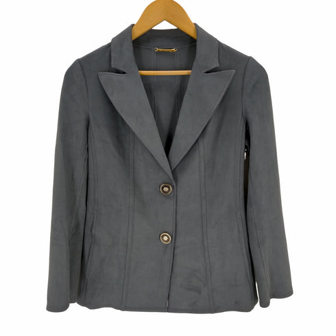 ジョルジオアルマーニ Giorgio Armani フェイクレザー テーラードジャケット2b レディース 38