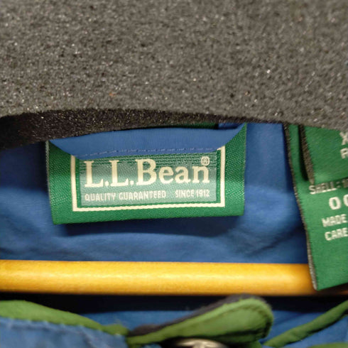 エルエルビーン L.L.Bean 緑タグ ハーフジップナイロンアノラックパーカー メンズ JPN:XL