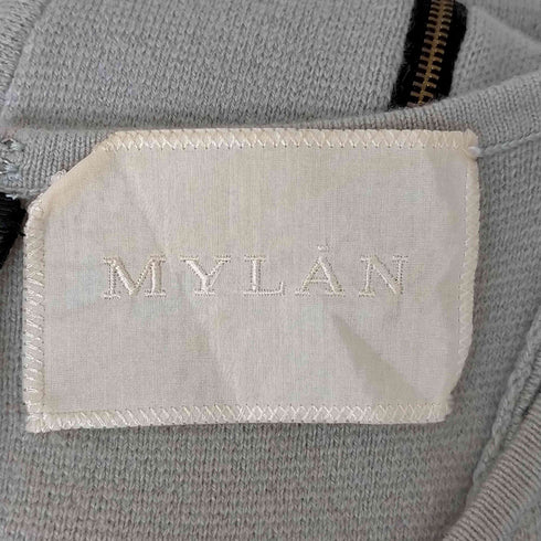 マイラン MYLAN カシミヤ混 半袖ニットワンピース レディース
