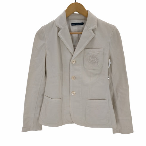 ラルフローレン RALPH LAUREN テーラードジャケット シングル ヘリンボーン レディース JPN:9号
