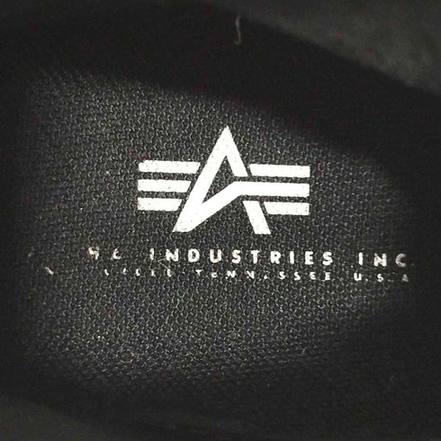 アルファインダストリーズ ALPHA INDUSTRIES 本革 バイカー ブーツ メンズ JPN:25