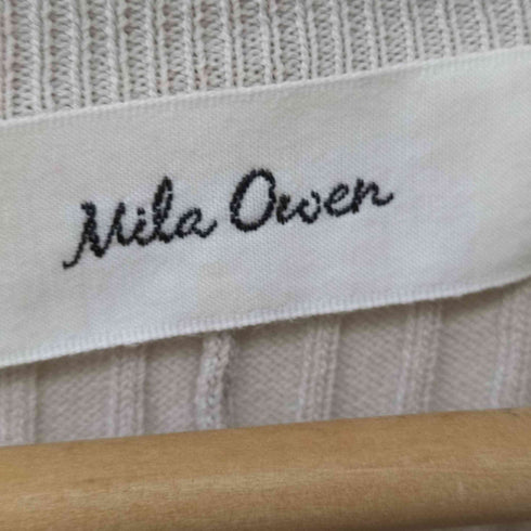 ミラオーウェン Mila Owen スカートレイヤードノースリーブニットワンピース レディース JPN:1