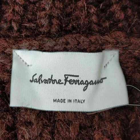 サルヴァトーレフェラガモ Salvatore Ferragamo ジップアップローゲージニットカーディガン メンズ import:XL