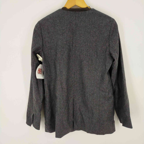 ドゥーズィエムクラス DEUXIEME CLASSE 22AW Collarless ブレザー ジャケット ウール ノーカラー 総裏地 レディース