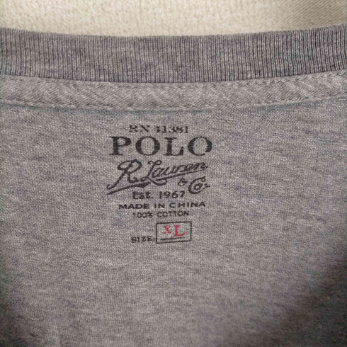 ポロラルフローレン POLO RALPH LAUREN L/S ポニー刺繍 カットソー メンズ JPN:XL
