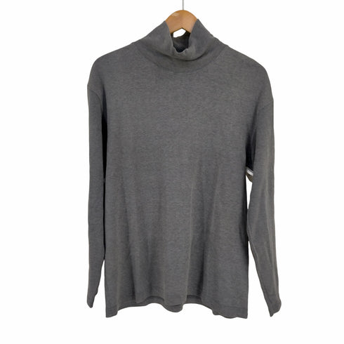 ランズエンド LANDS END USA製 タートルネックカットソー レディース 6-8