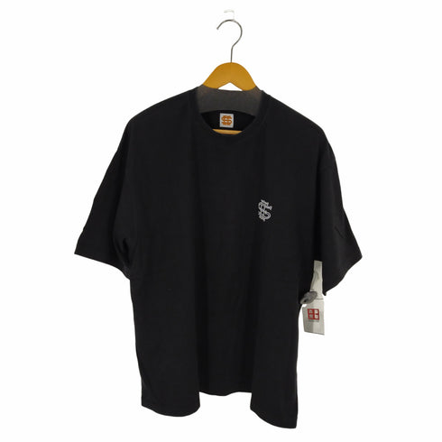 シーシー SEE SEE ロゴ刺繍オーバーサイズS/Sカットソー メンズ XL