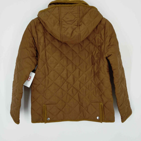 トラディショナルウェザーウェア Traditional Weatherwear コーデュロイ キルティングジャケット 中綿 アウター フード 2WAY レディース 36