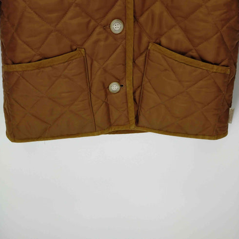 トラディショナルウェザーウェア Traditional Weatherwear コーデュロイ キルティングジャケット 中綿 アウター フード 2WAY レディース 36