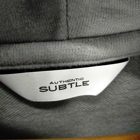 AUTHENTIC SUBTLE コットンプルオーバーパーカー メンズ 03