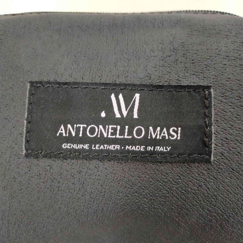 ANTONELLO MASI イタリア製 インポーチ付き サイドリングスクエアトートバッグ レディース