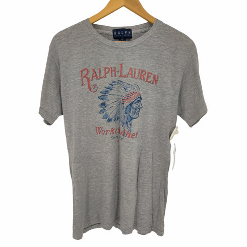 ラルフローレン RALPH LAUREN USA製 ネイティブアメリカン プリントTシャツ メンズ import:M