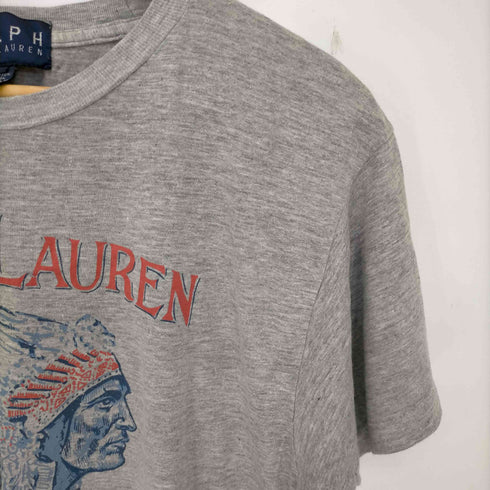 ラルフローレン RALPH LAUREN USA製 ネイティブアメリカン プリントTシャツ メンズ import:M