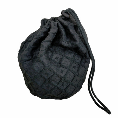 ホワイトマウンテニアリング WHITE MOUNTAINEERING PARQUET PATTERN JACQUARD KINCHAKU BAG メンズ