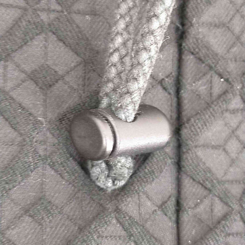 ホワイトマウンテニアリング WHITE MOUNTAINEERING PARQUET PATTERN JACQUARD KINCHAKU BAG メンズ