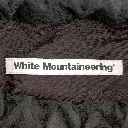 ホワイトマウンテニアリング WHITE MOUNTAINEERING PARQUET PATTERN JACQUARD KINCHAKU BAG メンズ