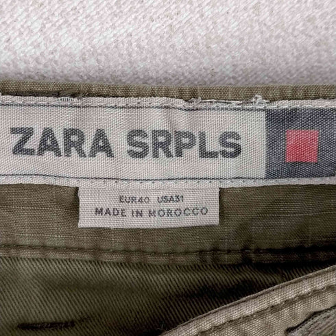 ザラ ZARA カモ柄カーゴパンツ メンズ