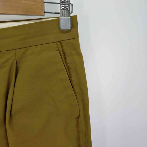 ドゥロワー Drawer テーパードパンツ タック カットオフ レディース 36