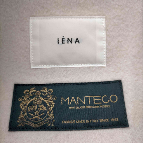 イエナ IENA MANTECOノーカラーコート アウター ロング スナップボタン 34 ライトベージュ /ES ■OS レディース レディース JPN:34