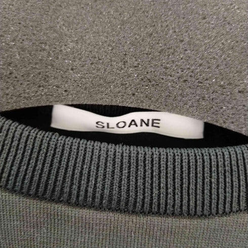 スローン SLOANE ボーダー クルーネック ニット セーター カットソー 長袖 レディース 1