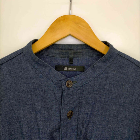 ジョンブル Johnbull バンドカラー シャンブレーシャツコート メンズ JPN:L