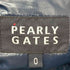 パーリーゲイツ PEARLY GATES 2WAY ダウン ジャケット ベスト アウター ジップアップ 総裏地 ワッペン 0 ネイビーブルー 紺青 /CM ■OS メンズ メンズ JPN:0