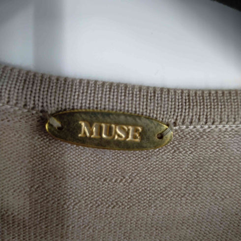 ミューズデドゥーズィエム クラス MUSE de Deuxieme Classe クルーネックプルオーバーニット カットソー レディース 36