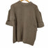 クラネ CLANE クラネ CLANE 22AW OVER HALF SLEEVE KNIT TOPS ハーフスリーブニット セーター リブ 五分袖 クルーネック プルオーバー 1 カーキ /DO ■OS レディース レディース JPN:1