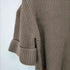 クラネ CLANE クラネ CLANE 22AW OVER HALF SLEEVE KNIT TOPS ハーフスリーブニット セーター リブ 五分袖 クルーネック プルオーバー 1 カーキ /DO ■OS レディース レディース JPN:1