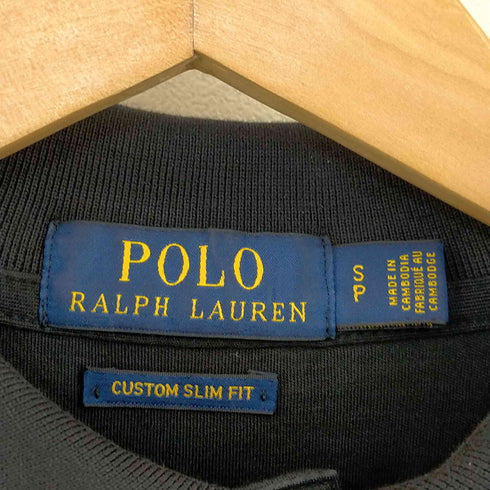 ポロラルフローレン POLO RALPH LAUREN CUSTOM SLIM FIT ポニー刺繍 ポロシャツ メンズ import:S
