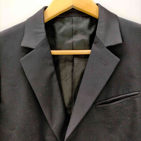 ビューティフルピープル beautiful people beautiful people 19AW wool logo doeskin teddy jacket テーラードジャケット 背抜き ウール 1B 黒 ブラック 切替 36 黒 ブラック /MY ■OS レディース レディース JPN:36