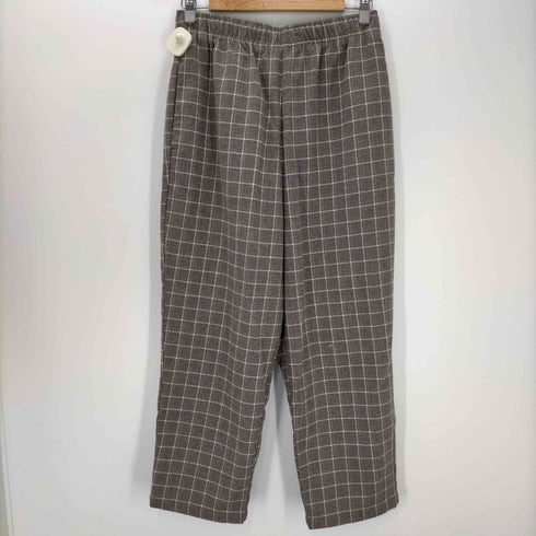 ジャーナルスタンダード JOURNAL STANDARD JOURNAL STANDARD DADS WOOLMIX チェック オーバーセットアップ ジャケット 2B テーパードパンツ M グレー 茶 ブラウン /HK ■OS メンズ メンズ M