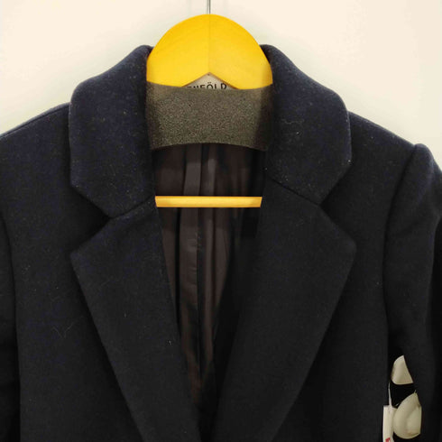エンフォルド ENFOLD 17AW ウールリバーチェスターコート ロング レディース 38