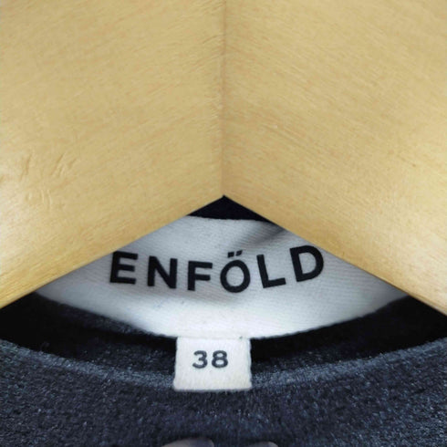 エンフォルド ENFOLD 17AW ウールリバーチェスターコート ロング レディース 38