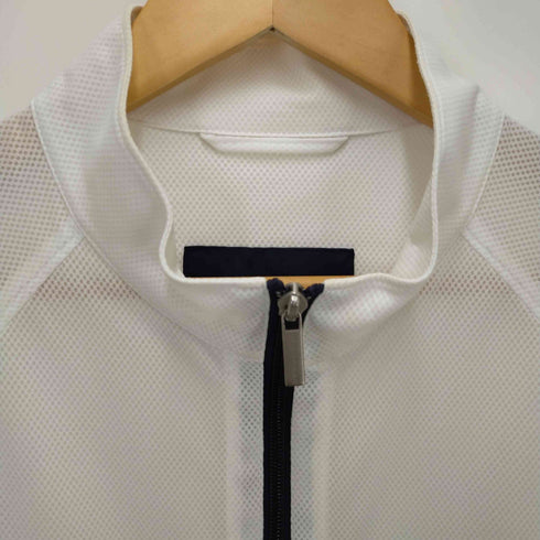 バーバリーゴルフ BURBERRY GOLF 裾ドローコード胸元刺繍ジップアップジャケット メンズ JPN:M