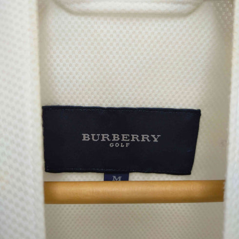 バーバリーゴルフ BURBERRY GOLF 裾ドローコード胸元刺繍ジップアップジャケット メンズ JPN:M