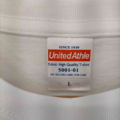 ユナイテッドアスレ UNITED ATHLE フロントプリントTシャツ メンズ JPN:L