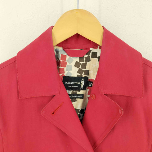 マッキントッシュ Mackintosh スコットランド製 ゴム引き コート レディース 32
