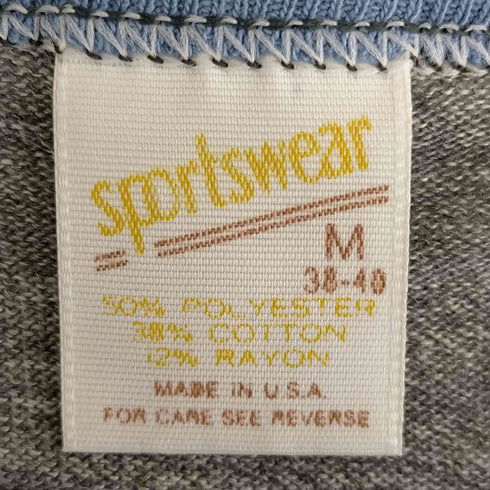 スポーツウェア sports wear 70-80s USA製 UNIVERSITY HAWAII ハワイ大学 カレッジリンガーTシャツ ボロ メンズ import:M