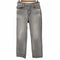 アッパーハイツ upper hights upper hights THE ROOT ワイドストレートデニムパンツ ジーンズ ジッパーフライ 24 グレー /DF ■OS レディース レディース US:24