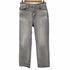 アッパーハイツ upper hights upper hights THE ROOT ワイドストレートデニムパンツ ジーンズ ジッパーフライ 24 グレー /DF ■OS レディース レディース US:24