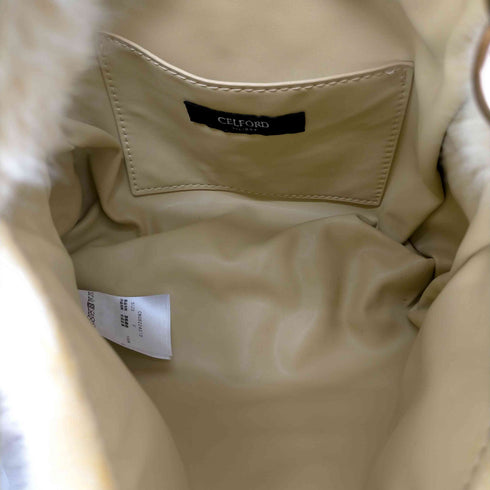 セルフォード CELFORD セルフォード CELFORD 22AW ポイントチェーンファーバッグ ハンドバッグ 黄色 イエロー /MF ■OS レディース レディース